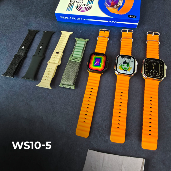 Relógio Smartwatch Ws10-5 Ultra Kit 5 Pulseiras